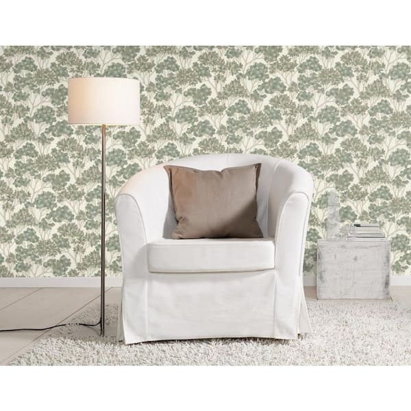 Stickley Green Tree Wallpaper Sample