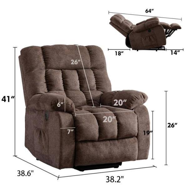 Vintage Rivet Accessories Power Lift Chair with Massage Function - Bed Bath  & Beyond - 34811299