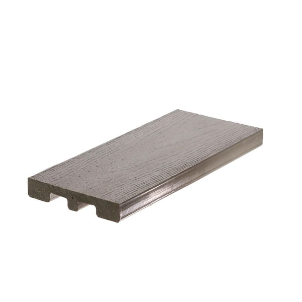 Optima Dekk LT 1 in. x 6 in. x 20 ft. River Stone Solid Edge Edge Composite Deck Board