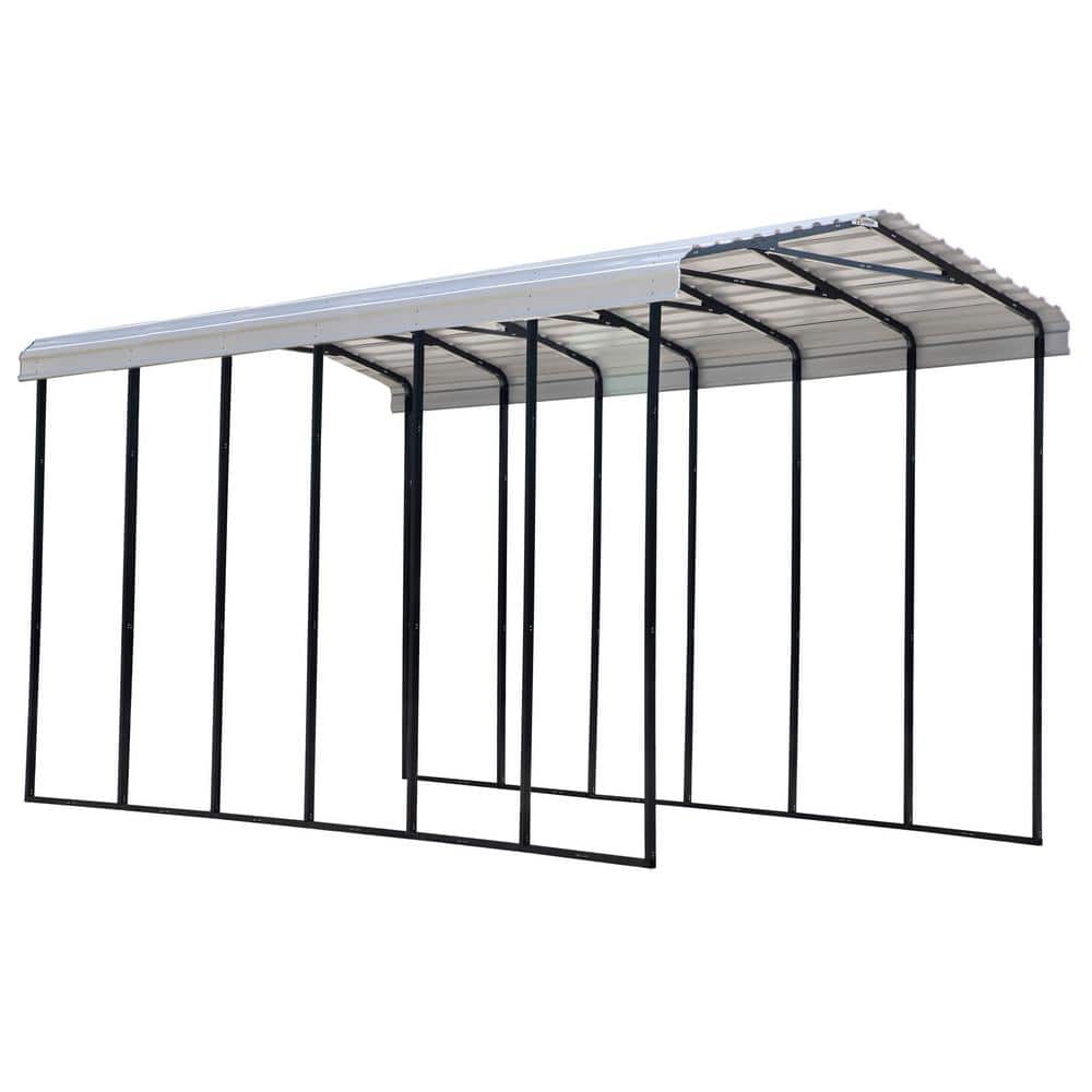 14 ft. x 29 ft. Galvanized Steel RV Carport with Eggshell Finish