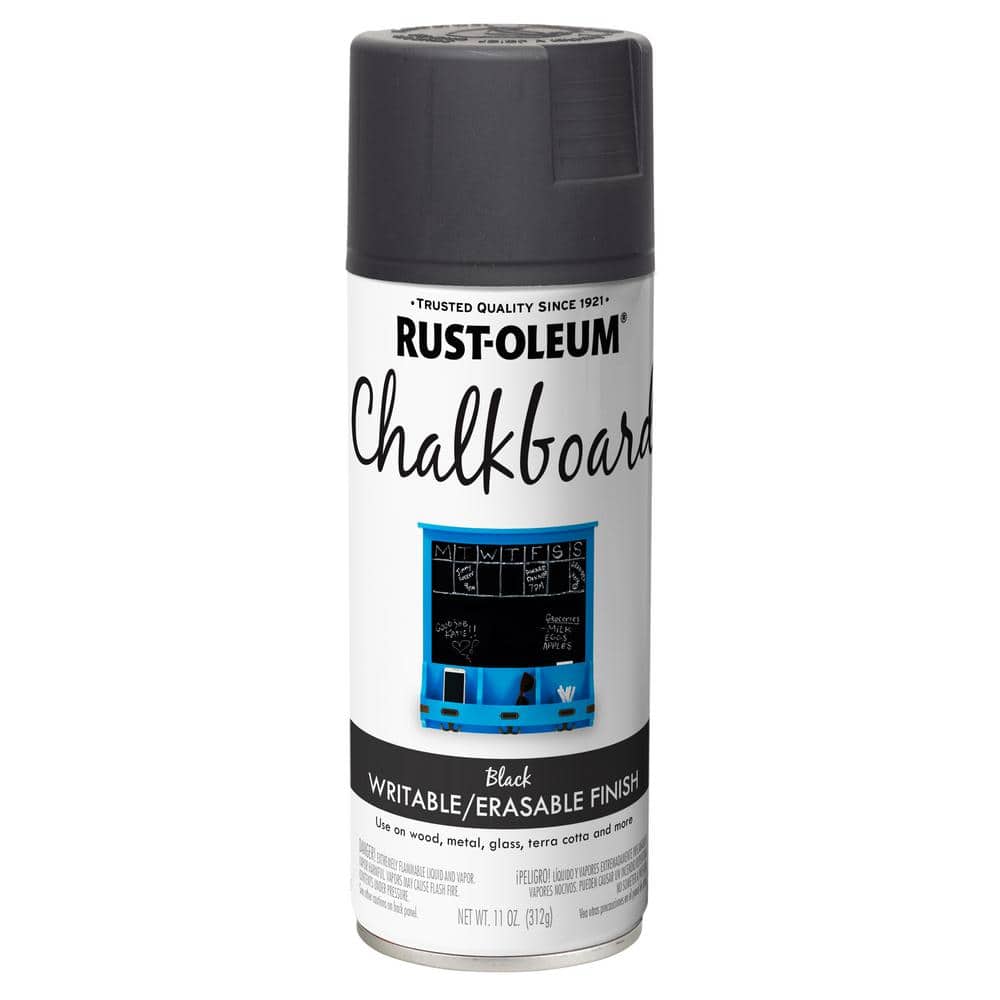 Rust-Oleum Specialty 11 oz. Chalkboard Flat Black Spray Paint (6-pack)