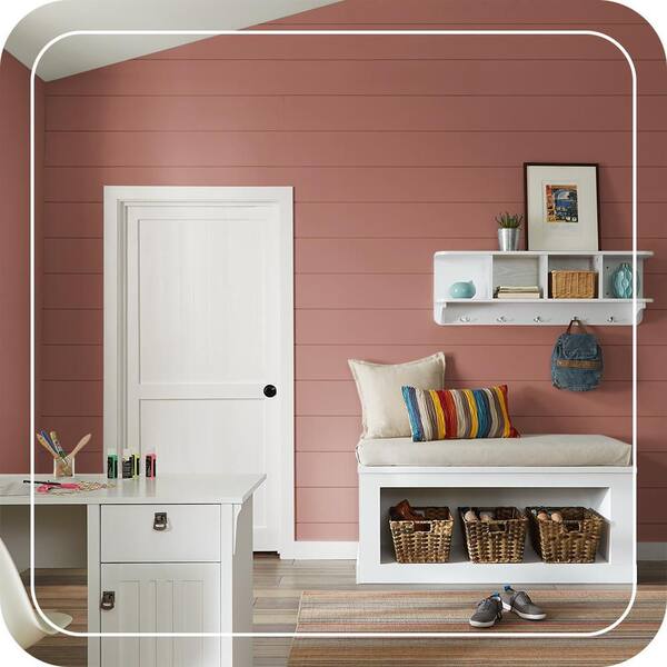 BEHR PREMIUM PLUS 1 qt. #HDC-CL-08 Sun Baked Earth Satin Enamel