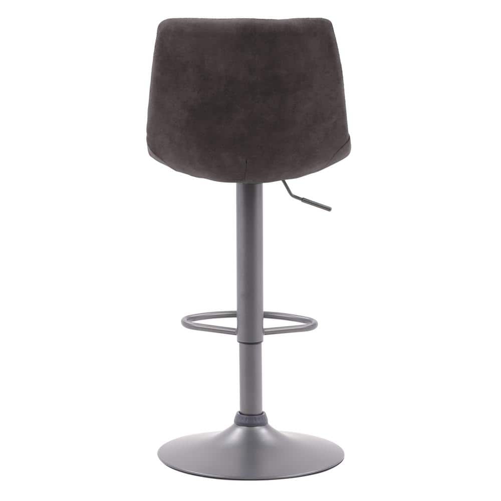 Palmer Distressed Grey Adjustable Swivel Barstool Set