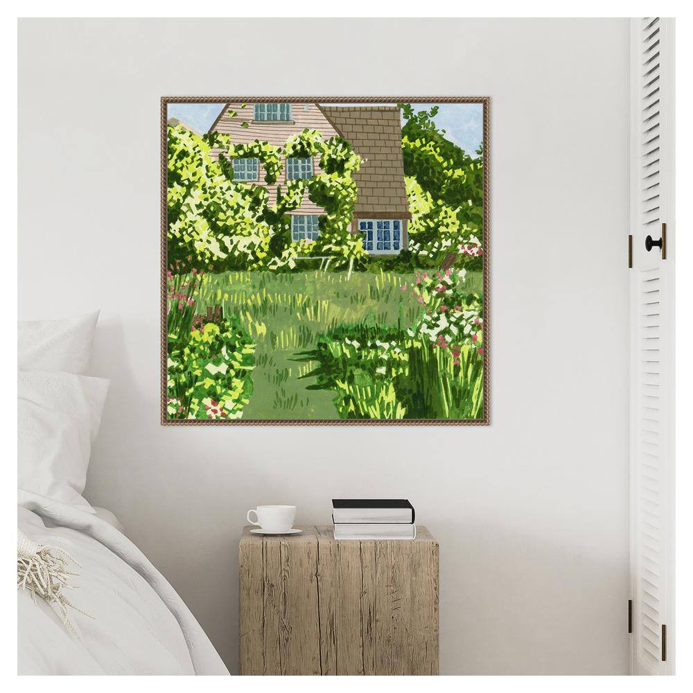 Amanti Art 30"x30" They Find A Way II by Melissa Wang Framed Canvas Wall Art Print