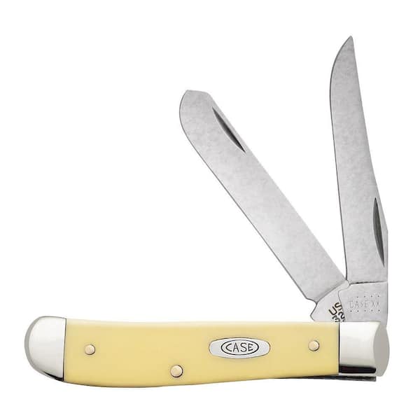 Yellow Synthetic Mini Trapper Pocket Knife