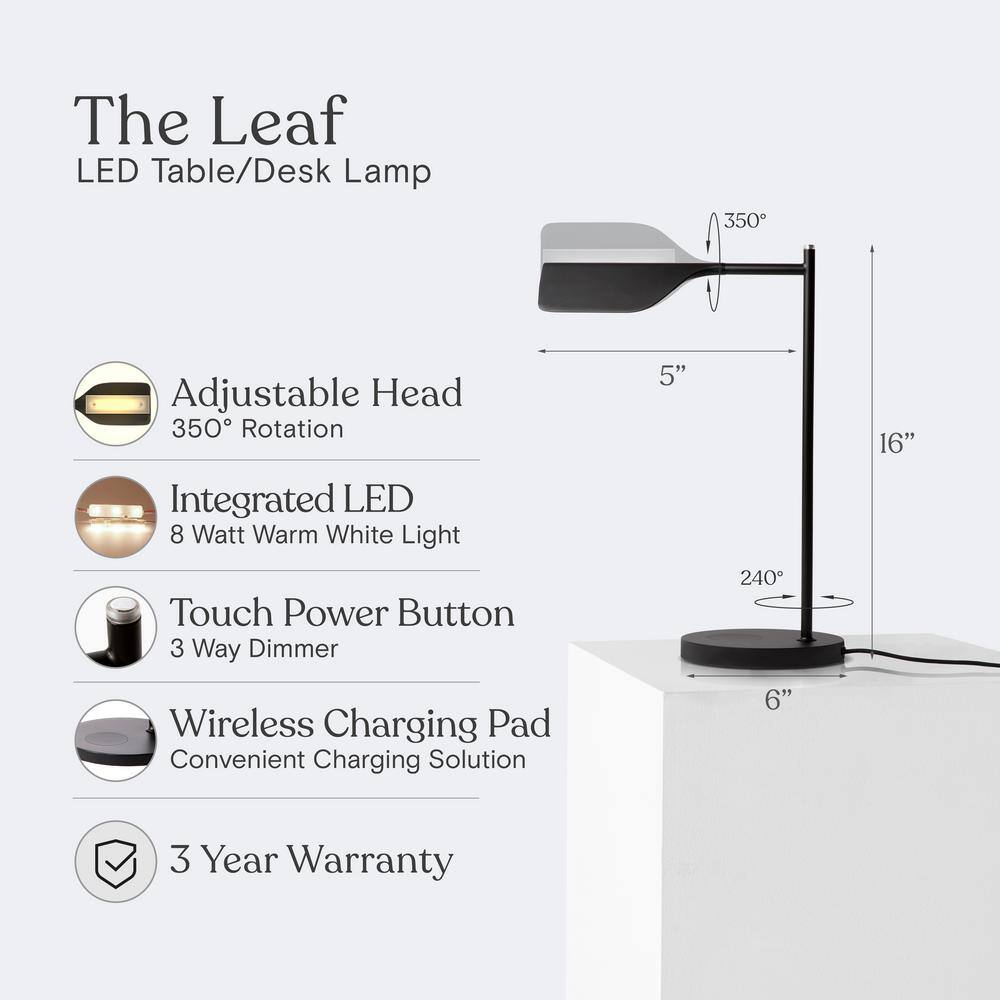 Brightech Black Adjustable Pharmacy LED Desk Lamp