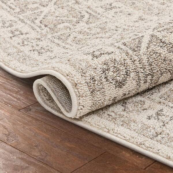 Corral Sand Flipped Shaft Wing Heart Jute Rug Ankle A3462