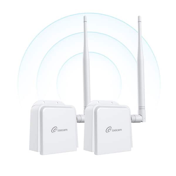 Wireless Bridge Point to Point, 900MHz Outdoor WiFi Bridge with 2000 ft. Long Range Transmission Distance
