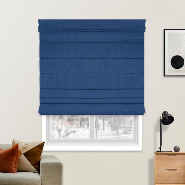 Chicology Cut-to-Size Daily Berry Cordless Light Filtering Privacy Polyester Roman Shade 36 in. W x 48 in. L