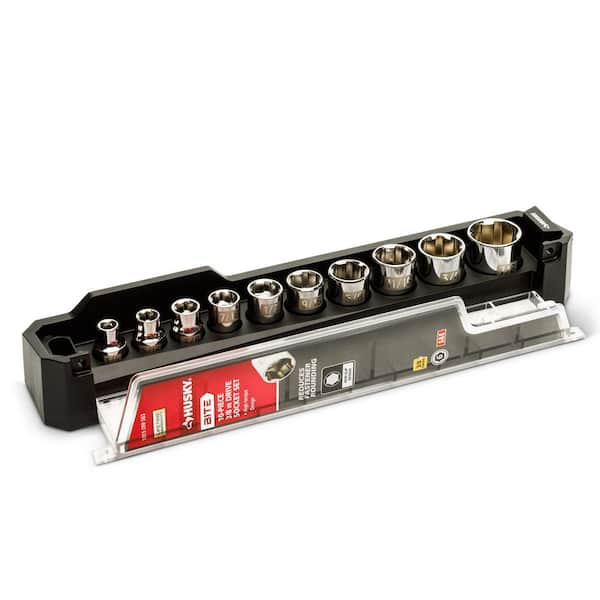 BITE 3/8 in. Drive Standard SAE Socket Set (10-Piece)
