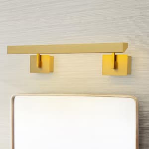 Taylor 23.6 in. 1-Light Gold Linear Dimmable LED Vanity Light