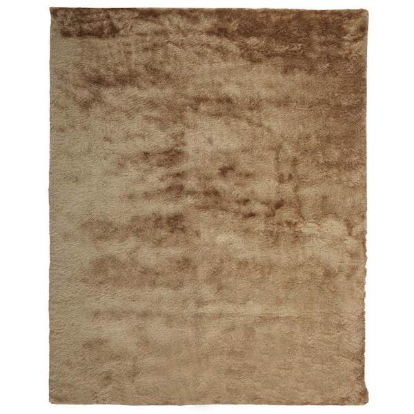 Weave & Wander Freya Saffron 5 ft. x 8 ft. Shag Area Rug