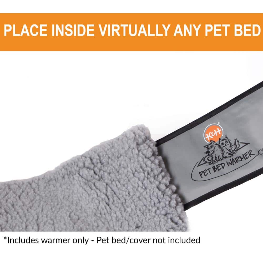 Medium Gray Electric Pet Bed Warmer Pad