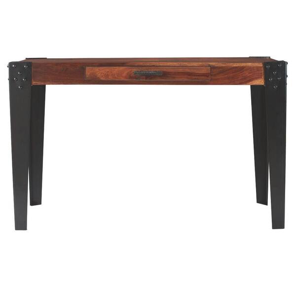 Unbranded Upton Rustic 1-Drawer Desk in Reclaimed Wood