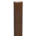 2 in. x 3 in. Brown Aluminum Downspout Extension