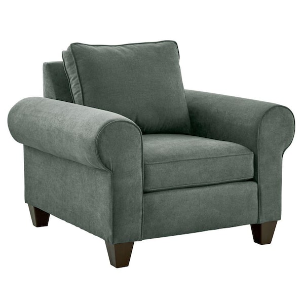 Picket House Furnishings Sole Charcoal Polyester Arm Chair