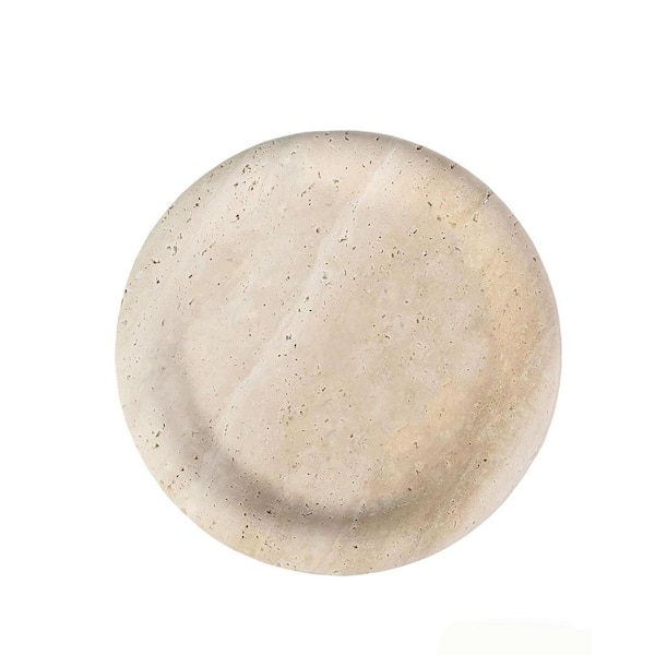 Scalloped Edges Rectangular Travertine Marble Tray At ₹ 9998/piece - View #4