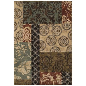 Finley Patchwork Multi 5 ft. x 8 ft. Area Rug