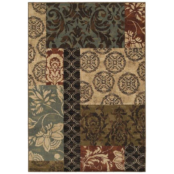 Home Decorators Collection Finley Patchwork Multi 8 ft. x 10 ft. Area Rug
