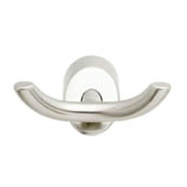Baldwin Cecina Double Robe Hook in Satin Nickel
