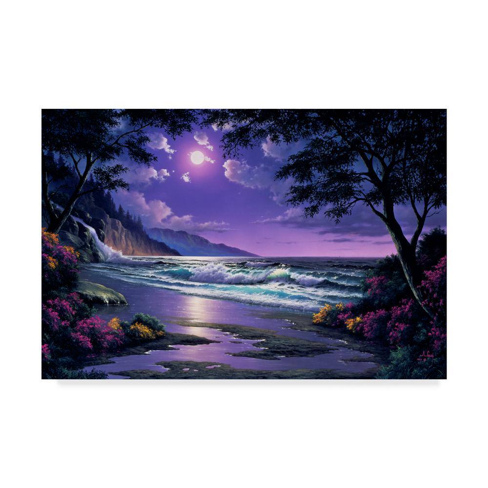 アンソニーキャセイ Trademark Fine Art Anthony Casay 'Coastline 1' Canvas Unframed