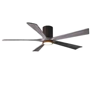 Irene 60 in. LED Indoor/Outdoor Damp Textured Bronze Ceiling Fan with Light with Remote Control, Wall Control