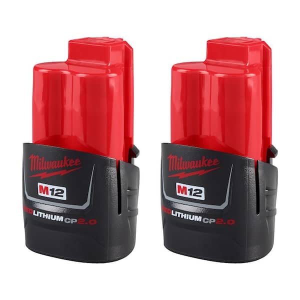 Milwaukee M12 Red Lithium CP2.0 Battery #48-11-2420 | Safford 