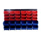 ABN Nail and Screw Organizer Wall Mounted Storage Bins - 30pc