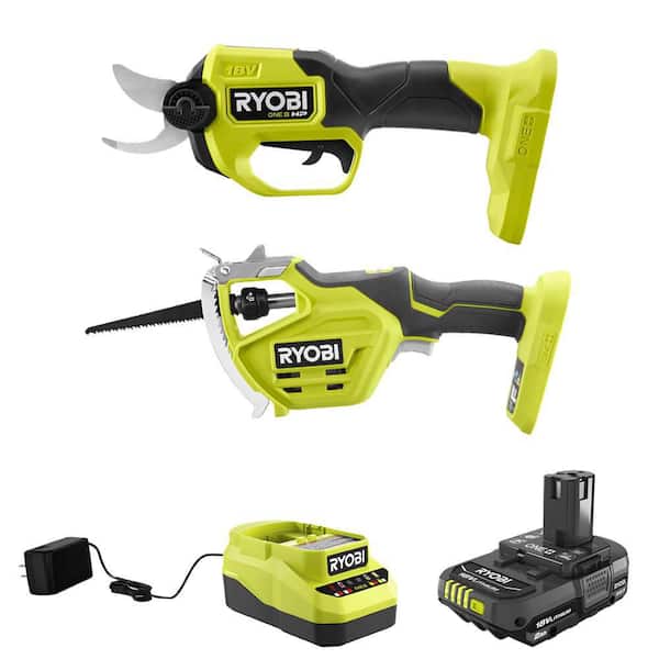 Ryobi 18V ONE PLUS Compact Brushless Cordless One-Handed Reciprocating Saw  - Green (Tool Only) for sale online