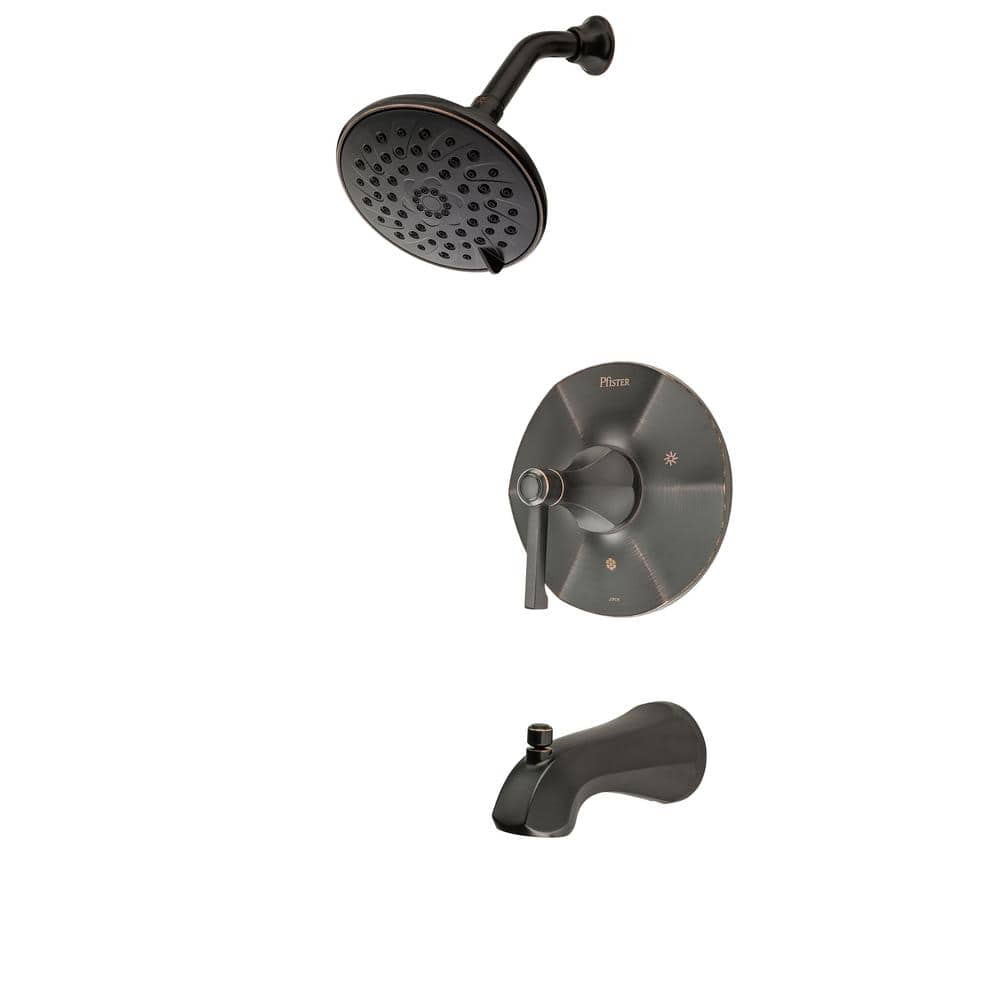 Pfister Arterra 3-Spray 1-Handle Tub and Shower Trim in Tuscan Bronze ...