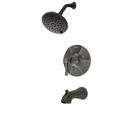 Arterra 3-Spray 1-Handle Tub and Shower Trim in Tuscan Bronze (Valve Not Included)