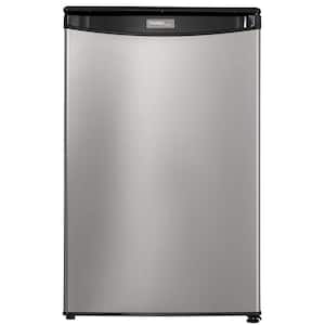 20.69 in. 4.4 cu. ft. Mini Refrigerator in Stainless Steel with Energy Star and Automatic defrost
