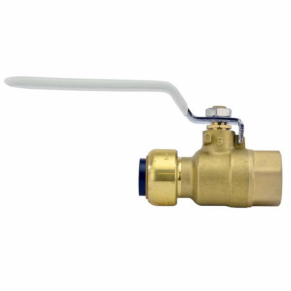 Tectite 1/2 in. Brass Push-to-Connect x Female Pipe Thread Ball Valve