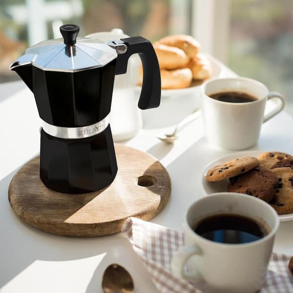 Zulay Kitchen 9-Cup Premium Moka Pot Stovetop Espresso Maker