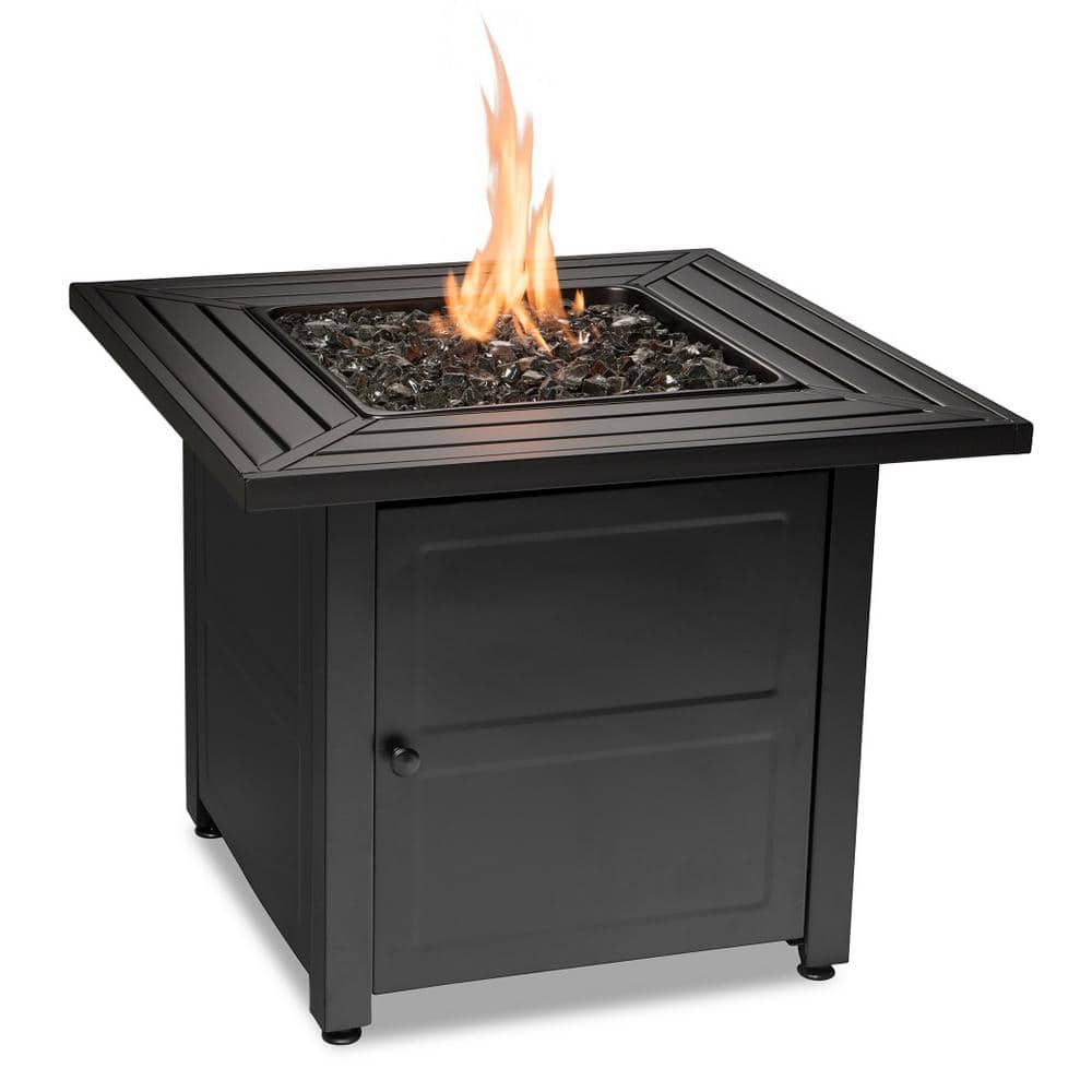 Lp Gas Outdoor Fire Pit, Heat Resistant Stone For Fire Pit