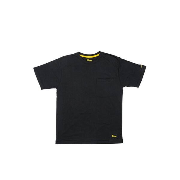 Berne Men's 3 XL Regular Black Cotton and Polyester Light-Weight Performance T-Shirt