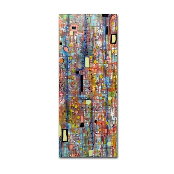 Trademark Fine Art 32 in. x 14 in. "Nervures" by Sylvie Demers Printed Canvas Wall Art