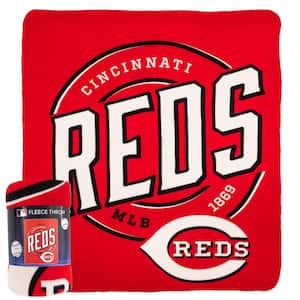 MLB Reds Campaign Fleece Multi-Colored Throw Blanket