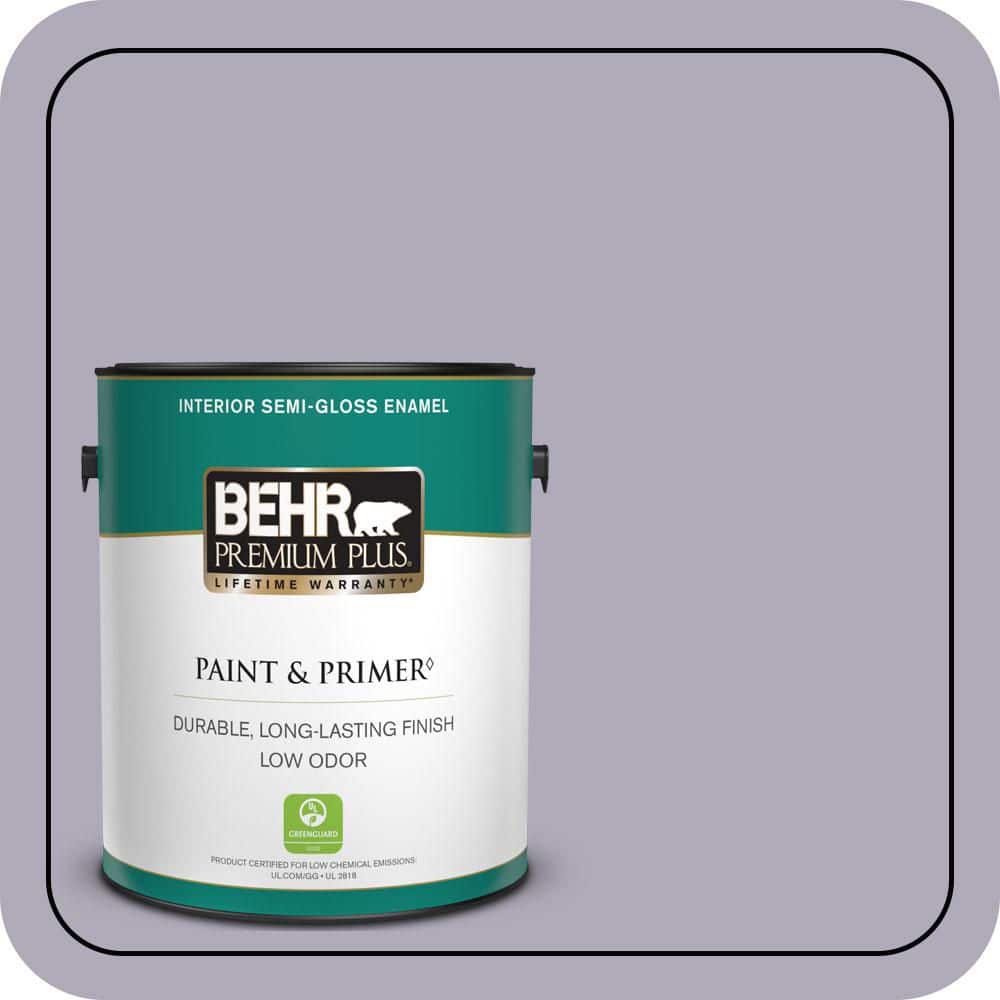 1 gal. #ICC-98 Lilac Bloom Semi-Gloss Enamel Low Odor Interior Paint & Primer price history on PriceWatchPro