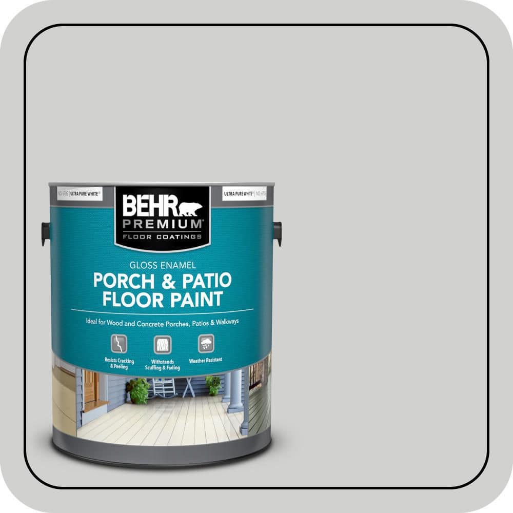 1 gal. #N520-1 White Metal Gloss Enamel Interior/Exterior Porch and Patio Floor Paint price history on PriceWatchPro