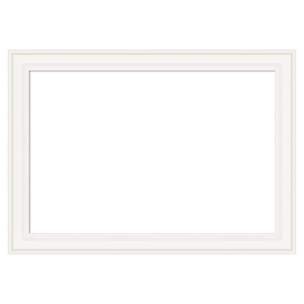 Ridge White 42 in. x 30 in. Polystyrene Framed Dry Erase Magnetic Memo Board