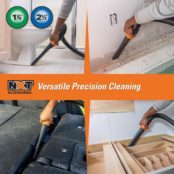 1-7/8 in. to 2-1/2 in. DA1702A NXT Dual Locking Crevice Tool Vacuum Attachment with Shoe Kit for Wet Dry Vacs