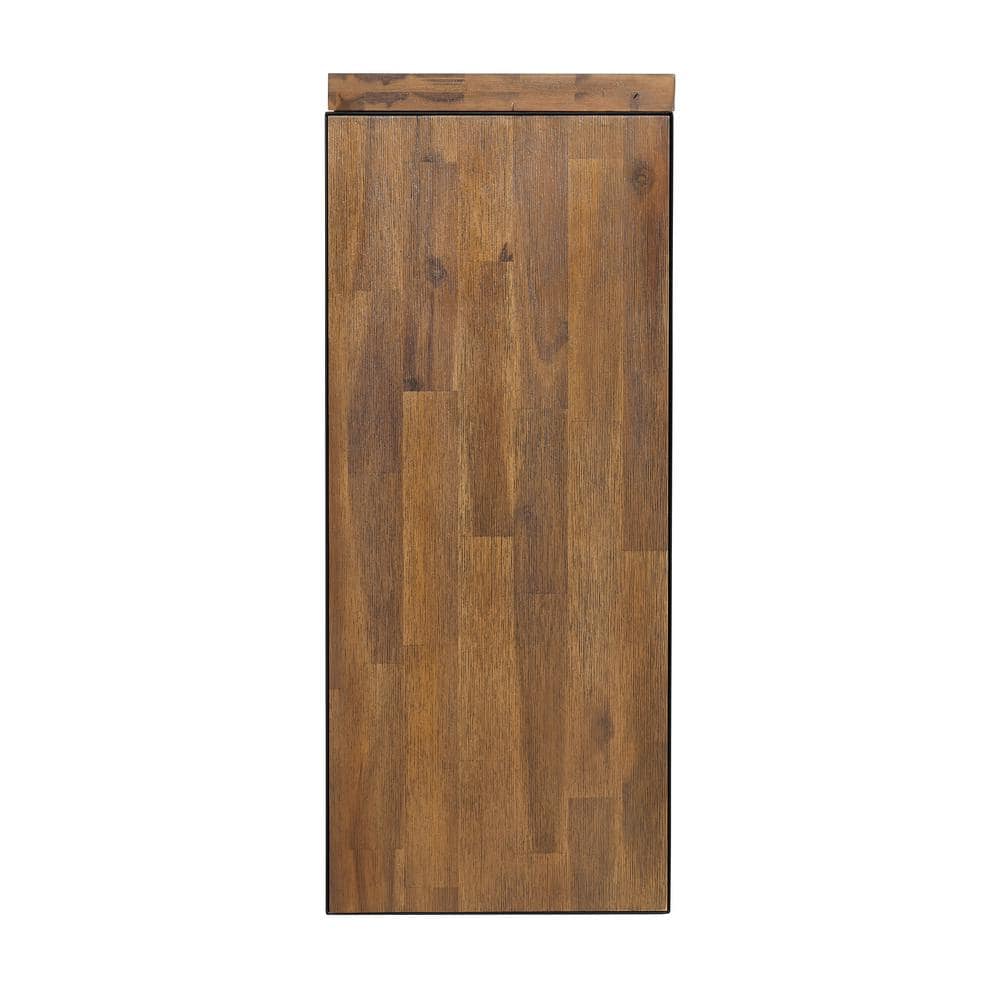 Lloyd 31" Wide Rustic Industrial Metal Frame Shoe Storage Cabinet
