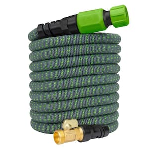 5/8 in. Dia x 50 ft. Heavy-Duty Expandable Garden Hose, Latex Water Hose