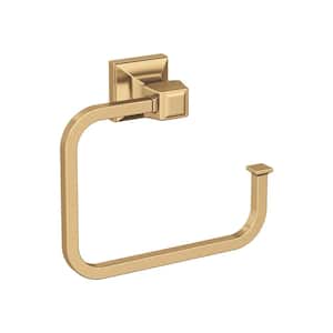 Mulholland 5-3/4 in. (146 mm) L Towel Ring in Champagne Bronze
