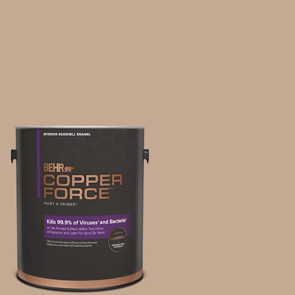 COPPER FORCE 1 gal. #MQ2-40 French Pastry Eggshell Enamel Virucidal and Antibacterial Interior Paint & Primer