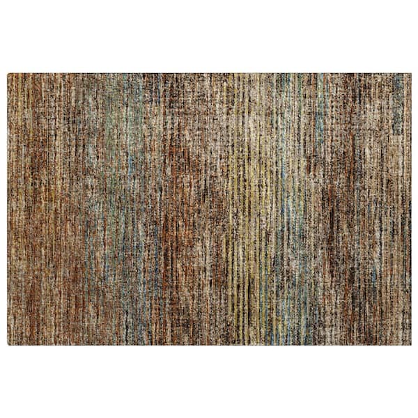 Dream Shag Premium Machine Washable Abstract ADS32 Canyon 3 ft. x 4 ft. Area Rug