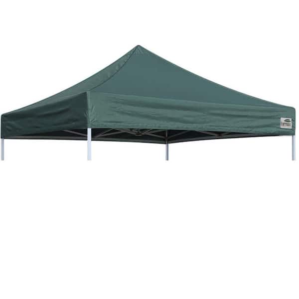 Terracemaster USA Pop Up 10 ft. x 10 ft. Replacement Canopy Tent Top Cover, Instant Ez Canopy Top Cover ONLY(forest green