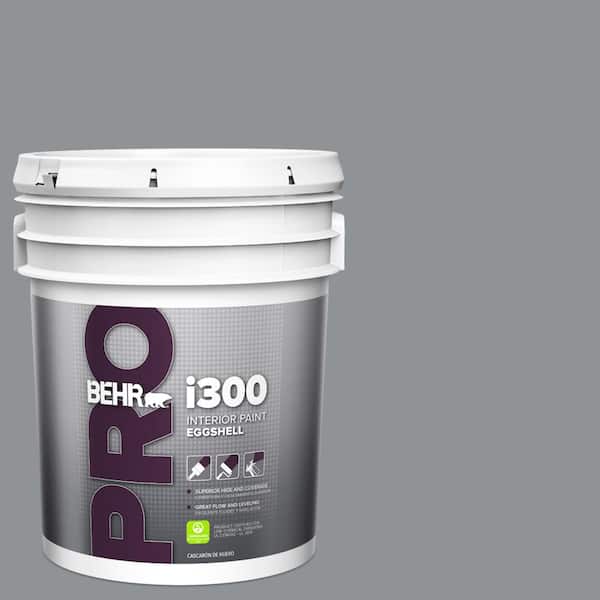BEHR PRO 5 gal. #PPU26-05 Flint Gray Eggshell Interior Paint