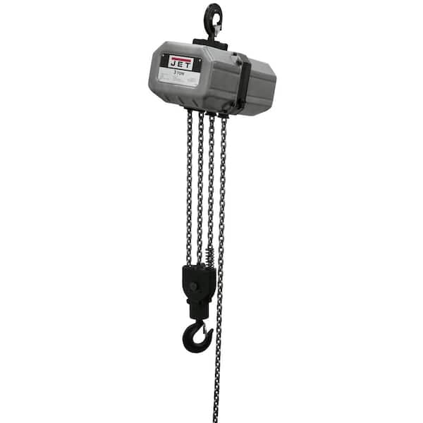 JET 1SS-3C-10 1-Ton 3 Phase 10-Feet Lift Electric Hoist 